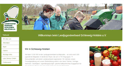 Desktop Screenshot of landjugend-sh.de